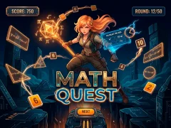 Gêm MathQuest ar-lein