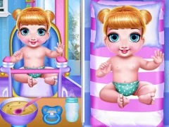 Gêm Princess New Born Twins Baby Care ar-lein