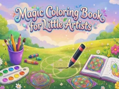 Gêm Magic Coloring Book for Little Artists ar-lein
