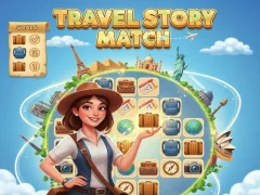 Gêm Travel Story Match ar-lein