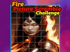 Gêm Fire Picture Scramble Challenge ar-lein
