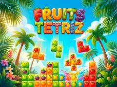 Gêm Fruits Tetriz ar-lein