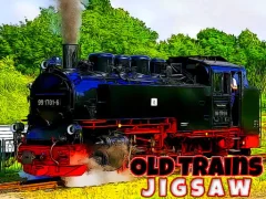 Gêm Old Trains Jigsaw ar-lein