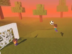 Gêm Block Head Soccer ar-lein