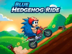 Gêm Blue Hedgehog Ride ar-lein