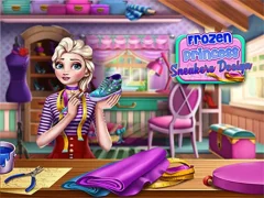 Gêm Frozen Princess Sneakers Design ar-lein