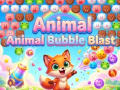 Gêm Animal Bubble Blast ar-lein