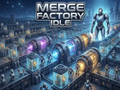 Gêm Merge Factory Idle ar-lein
