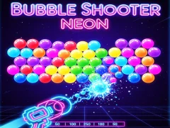 Gêm Bubble Shooter Neon ar-lein