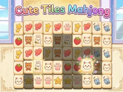 Gêm Cute Tiles Mahjong ar-lein