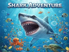 Gêm Shark Adventure ar-lein