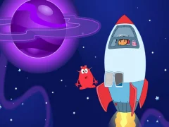 Gêm Dora The explorer Dora's Purple Planet Adventure ar-lein