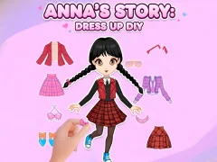 Gêm Anna's Story: Dress Up DIY ar-lein