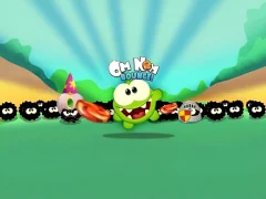 Gêm Om Nom Bounce ar-lein