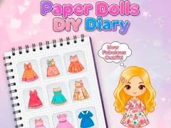 Gêm Paper Dolls DIY Diary ar-lein