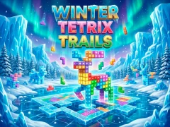 Gêm Winter Tetrix Trails ar-lein