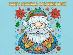 Gêm Santa Mandala Coloring Pages ar-lein