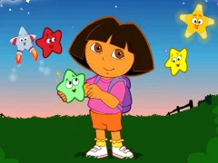 Gêm Dora The explorer Dora's Star Catching ar-lein