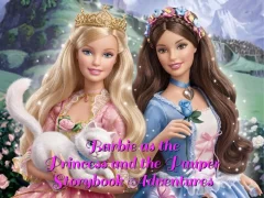 Gêm Barbie as the Princess and the Pauper Storybook Adventures ar-lein