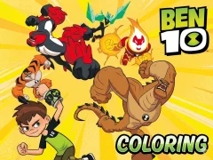 Gêm Ben 10 Coloring ar-lein