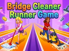 Gêm Bridge Cleaner Runner Game ar-lein