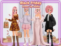 Gêm Black Friday Dress Up Selfie ar-lein
