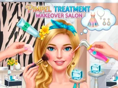 Gêm Pimple Treatment Makeover Salon ar-lein