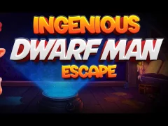 Gêm Ingenious Dwarf Man Escape ar-lein