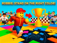 Gêm Robbie: Stand on the Right Color! ar-lein