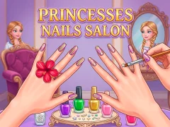 Gêm Princesses Nails Salon ar-lein