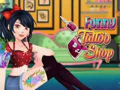 Gêm Funny Tattoo Shop ar-lein
