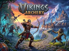 Gêm Vikings archery ar-lein