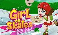 Gêm Girl on Skates Pizza Mania ar-lein