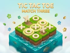 Gêm Tic Tac Toe: Match Three ar-lein