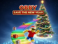 Gêm Obby Save the New Year ar-lein