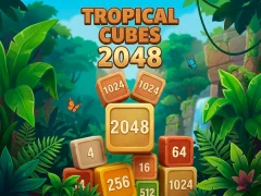 Gêm Tropical Cubes 2048 ar-lein