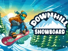 Gêm Downhill Snowboard ar-lein