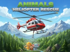 Gêm Animals Helicopter Rescue ar-lein