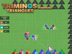 Gêm Triminos Dominoes Triangles ar-lein