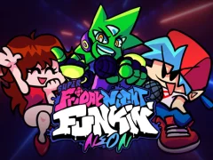 Gêm Super Friday Night vs Neon ar-lein