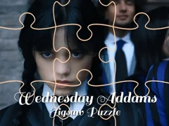Gêm Wednesday Addams Jigsaw Puzzle ar-lein