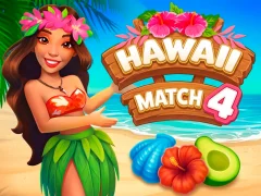 Gêm Hawaii Match 4 ar-lein