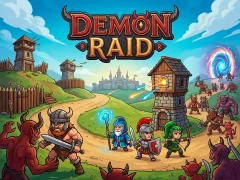 Gêm Demon Raid ar-lein