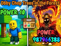 Gêm Obby Chop Trees in the Forest ar-lein