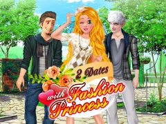 Gêm 2 Dates with Fashion Princess ar-lein