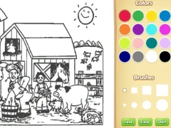 Gêm Farm Coloring Book For Kids ar-lein