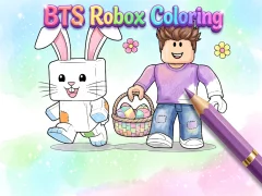 Gêm BTS Roblox Coloring ar-lein