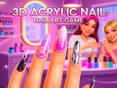 Gêm 3D Acrylic Nail: Nail Art Game ar-lein