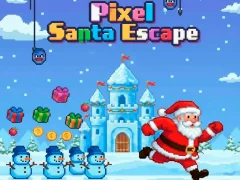 Gêm Pixel Santa Escape ar-lein