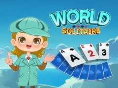Gêm World Solitaire Tripeaks ar-lein